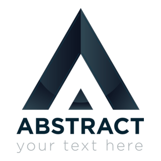 Geometric triangle Logo PNG Vector