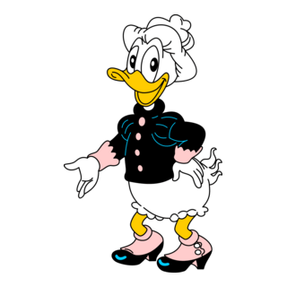 Grandma duck Logo PNG Vector