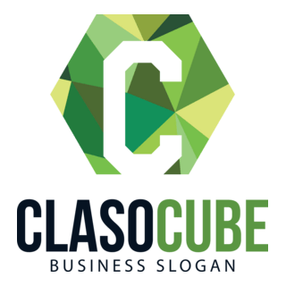 Green Polygonal Logo PNG Vector