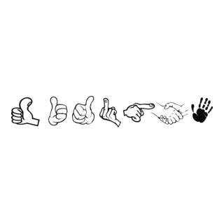 Hand Logo PNG Vector