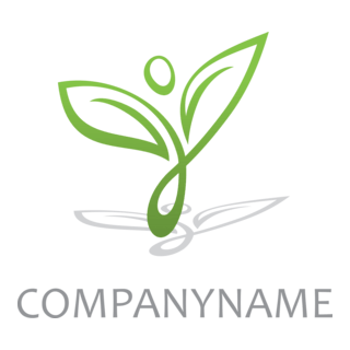 Happy Plant Logo PNG Vector