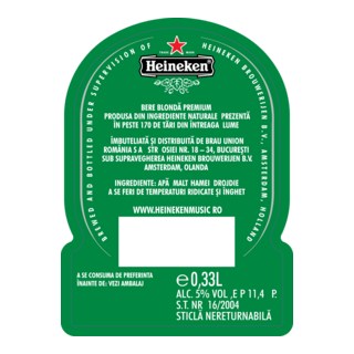 Heineken label Logo PNG Vector