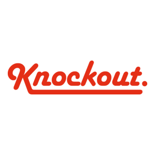 Knockout Logo PNG Vector