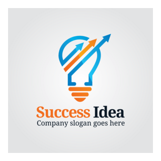 Marketing Bulb Logo PNG Vector