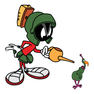 Marvin the Martian Logo PNG Vector