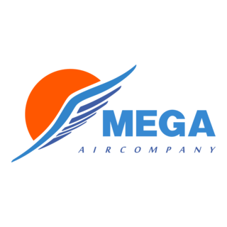 MEGA air company Logo PNG Vector