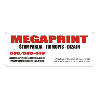 Megaprint Logo PNG Vector