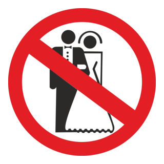 no marriage Logo PNG Vector