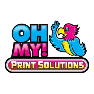 Oh my Print Solutions Logo PNG Vector
