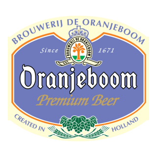 Oranje boom premium bier Logo PNG Vector