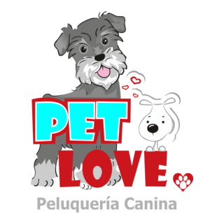Pet Love, Peluquería Canina Logo PNG Vector