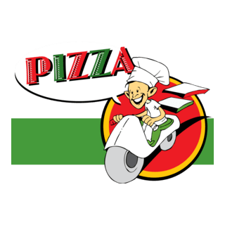 Pizza koerier Logo PNG Vector