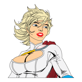 Power girl Logo PNG Vector