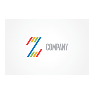 Rainbow Z Logo PNG Vector