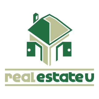 Real Estate U Logo PNG Vector