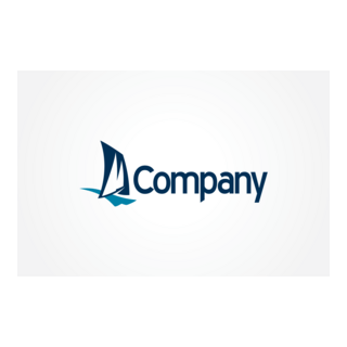 Sailing Boat Logo PNG Vector