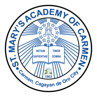 Saint Mary's Academy of Carmen Logo PNG Vector