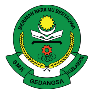 Sekolah Menengah Kebangsaan Gedangsa Logo PNG Vector