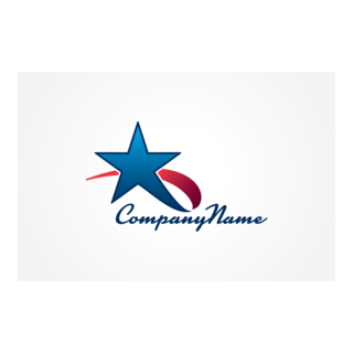 Shooting Star Logo PNG Vector