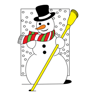 Snowman Logo PNG Vector