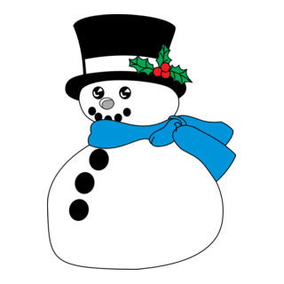 Snowman Logo PNG Vector
