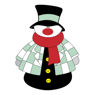 Snowman Logo PNG Vector