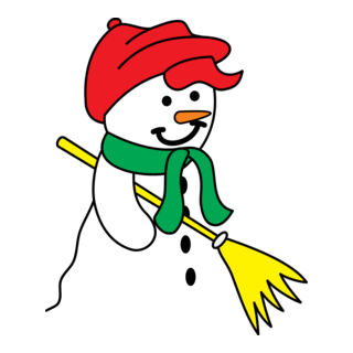 Snowman Logo PNG Vector