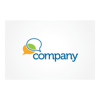 Speech Bubbles Logo PNG Vector