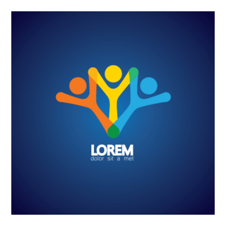 three abstract shapes Logo PNG Vector