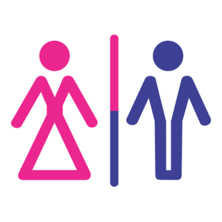 toilete man and woman Logo PNG Vector