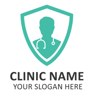 Turquoise Hospital Logo PNG Vector