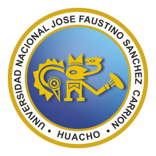 Universidad Nacional José Faustino Sánchez Carrión Logo PNG Vector