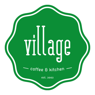 Village Coffee & Kitchen Logo PNG Vector