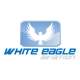 White Eagle Aviation Logo PNG Vector