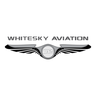 White sky aviation Logo PNG Vector