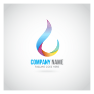Abstract drop Logo PNG Vector