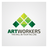 Abstract green tones Logo PNG Vector