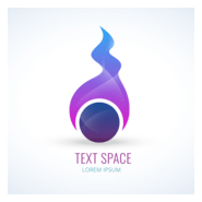 Abstract purple tones Logo PNG Vector