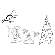 Bambi Logo PNG Vector