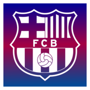 BARCELONA FC NEGATIVO Logo PNG Vector