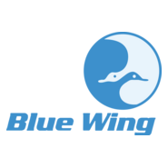 Blue Wing Logo PNG Vector