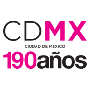 Ciudad de México 190 años Logo PNG Vector