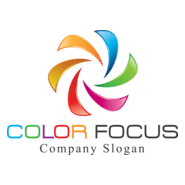 Colorful Spiral Logo PNG Vector