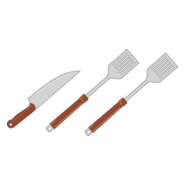 Conjunto churrasco Logo PNG Vector