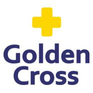 Golden Cross Logo PNG Vector