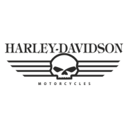 Harley Davidson Skull Logo PNG Vector