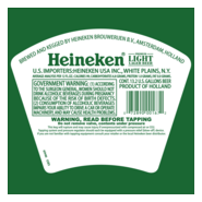 Heineken label Logo PNG Vector