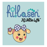 Hi La Sen- Hi Nice Life-with Miss La Sen head Logo PNG Vector