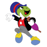 Jiminy Cricket Logo PNG Vector