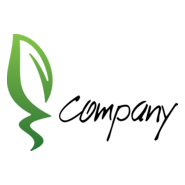 Leaf Squiggle Logo PNG Vector